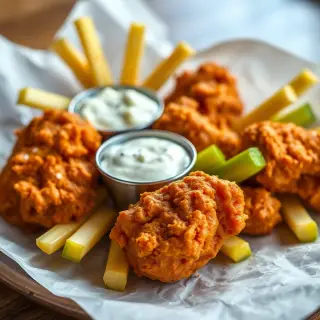 Buffalo Cauliflower Bites