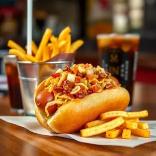 Loaded Hot Dog Meal